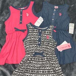 BRAND NEW!! 3 piece Polo baby dress set!